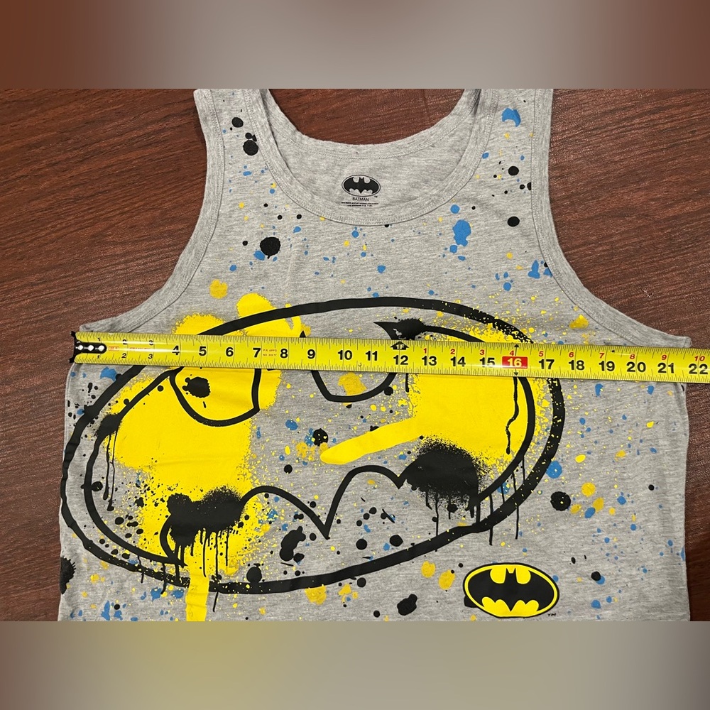 Batman Logo Tank  - Gray Black - Picture 7 of 7